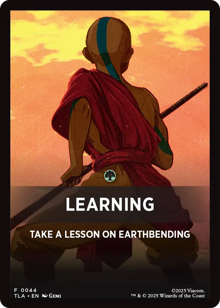 Learning Theme Card [Avatar: The Last Airbender Tokens] | Good Games Morley