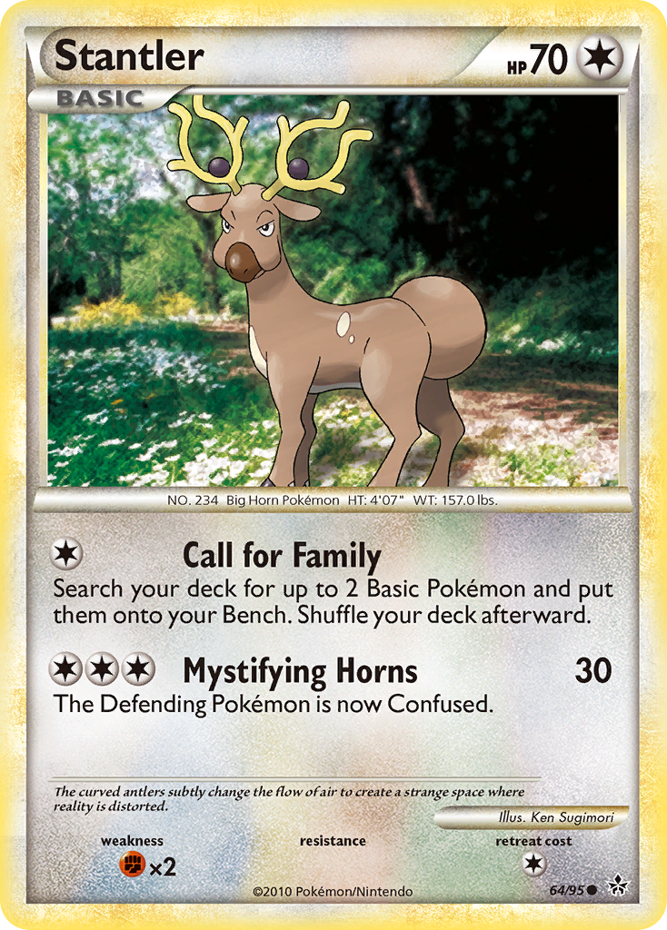 Stantler (64/95) [HeartGold & SoulSilver: Unleashed] | Good Games Morley