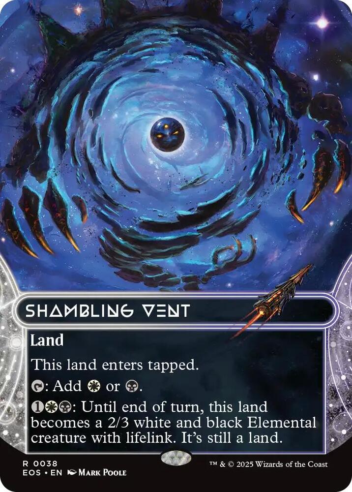 Shambling Vent  38 (Edge of Eternities: Stellar Sights)  - Borderless Foil | Good Games Morley