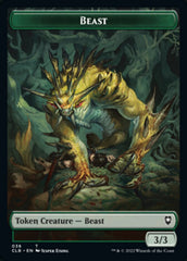 Satyr // Beast Double-Sided Token [Commander Legends: Battle for Baldur's Gate Tokens] | Good Games Morley