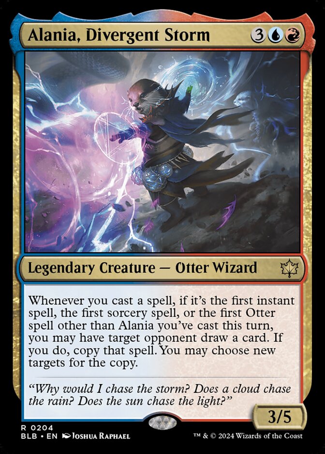 Alania, Divergent Storm 204 (Bloomburrow)  - Foil | Good Games Morley