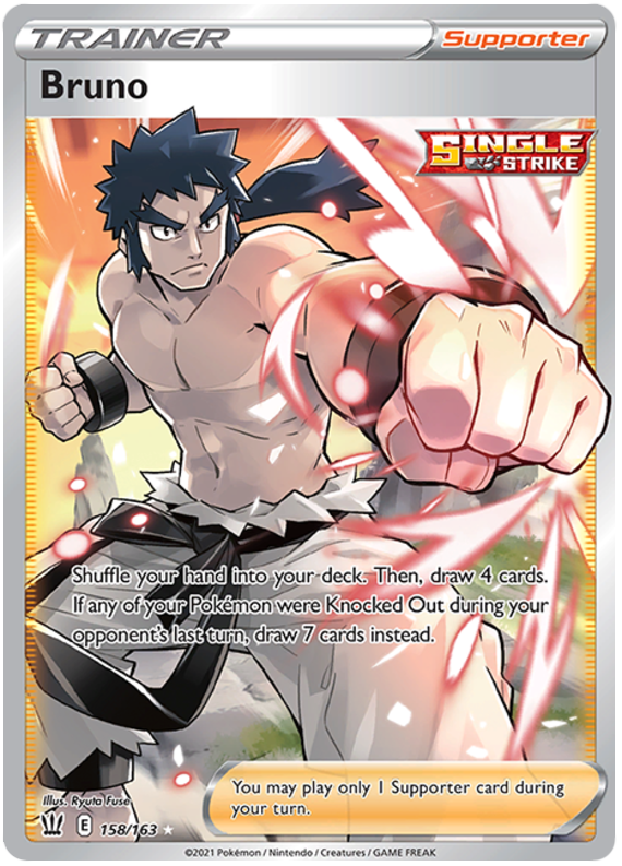 Bruno (158/163) [Sword & Shield: Battle Styles] | Good Games Morley