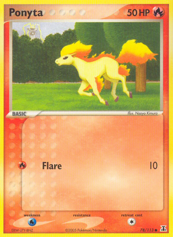 Ponyta (78/113) [EX: Delta Species] | Good Games Morley