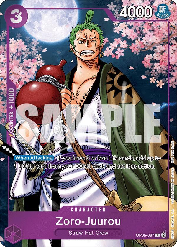 Zoro Juurou (Event Pack Vol.5) OP05-067 (One Piece Promotion Cards)  - Foil | Good Games Morley