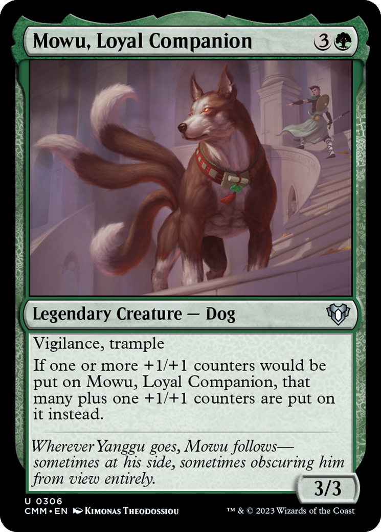Mowu, Loyal Companion [Commander Masters] | Good Games Morley