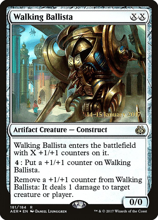 Walking Ballista [Aether Revolt Prerelease Promos] | Good Games Morley