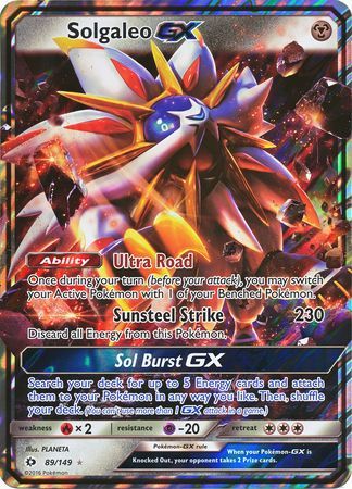 Solgaleo GX (89/149) (Jumbo Card) [Sun & Moon: Base Set] | Good Games Morley