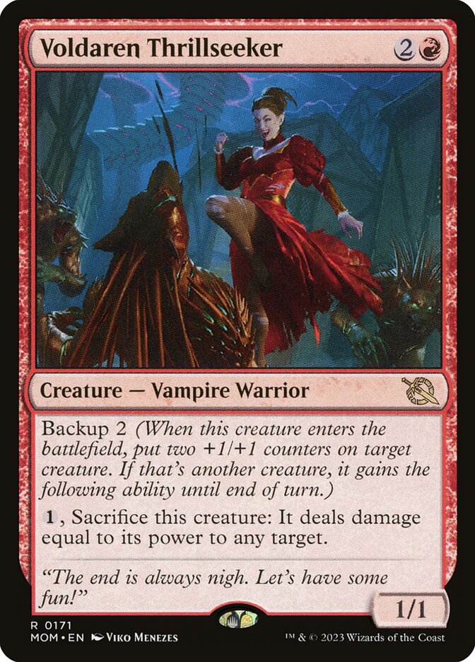 Voldaren Thrillseeker 171/291 (March of the Machine)  - Foil | Good Games Morley