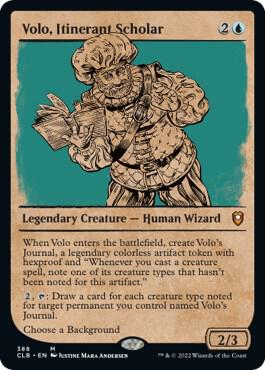 Volo Itinerant Scholar Showcase 388 (Commander Legends: Battle for Baldur's Gate)  | Good Games Morley