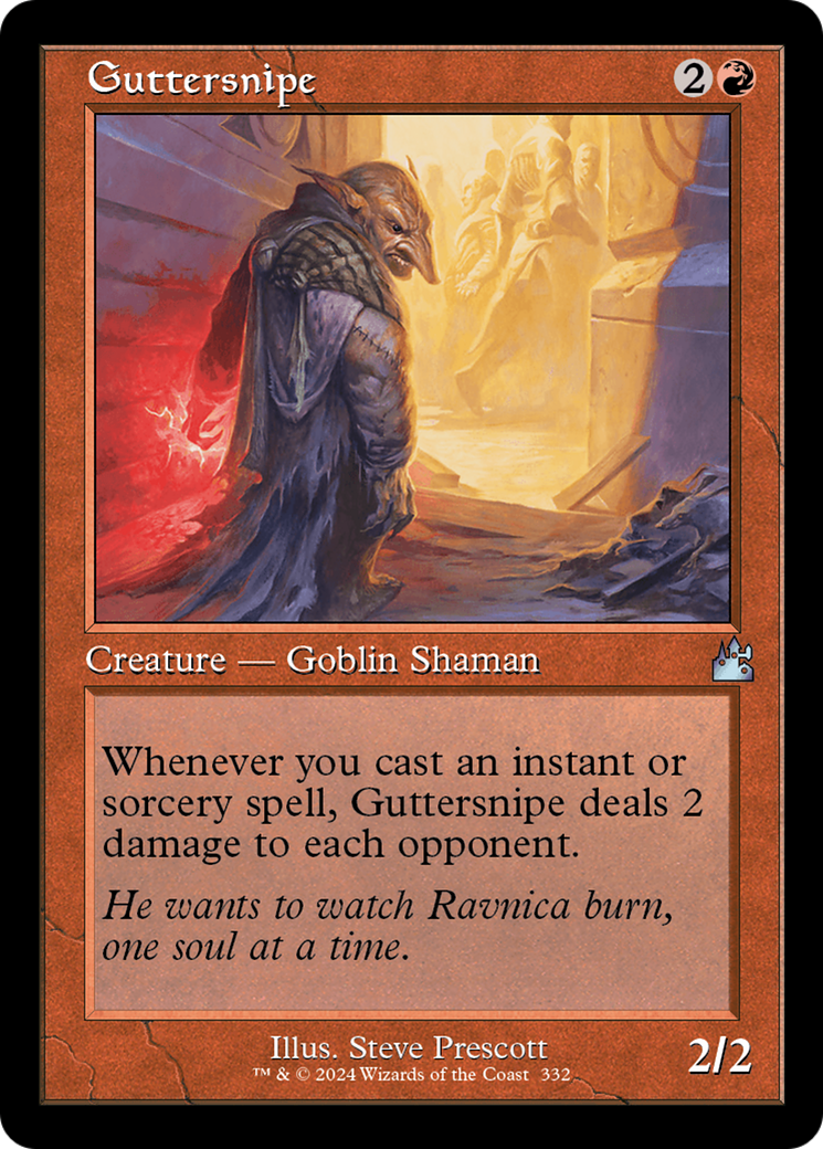 Guttersnipe (Retro Frame) [Ravnica Remastered] | Good Games Morley