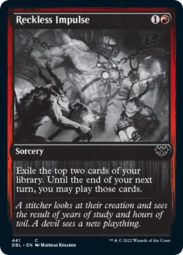 Reckless Impulse 441 (Innistrad: Double Feature)  - Foil | Good Games Morley