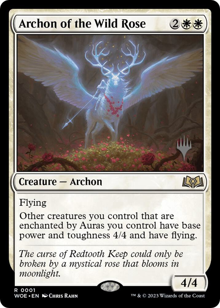 Archon of the Wild Rose 1p/200 (Promo Pack: Wilds of Eldraine)  | Good Games Morley