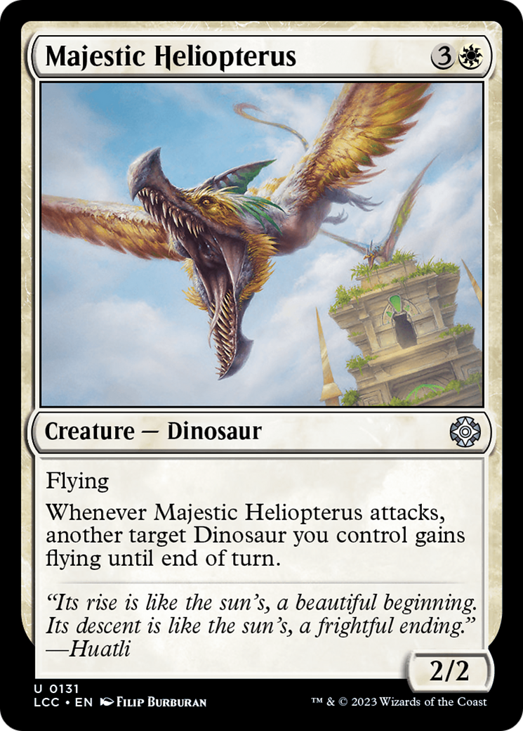 Majestic Heliopterus [The Lost Caverns of Ixalan Commander] | Good Games Morley