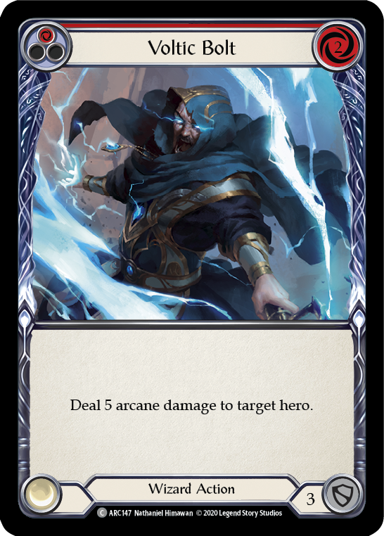 Voltic Bolt (Red) [U-ARC147] (Arcane Rising Unlimited)  Unlimited Rainbow Foil | Good Games Morley