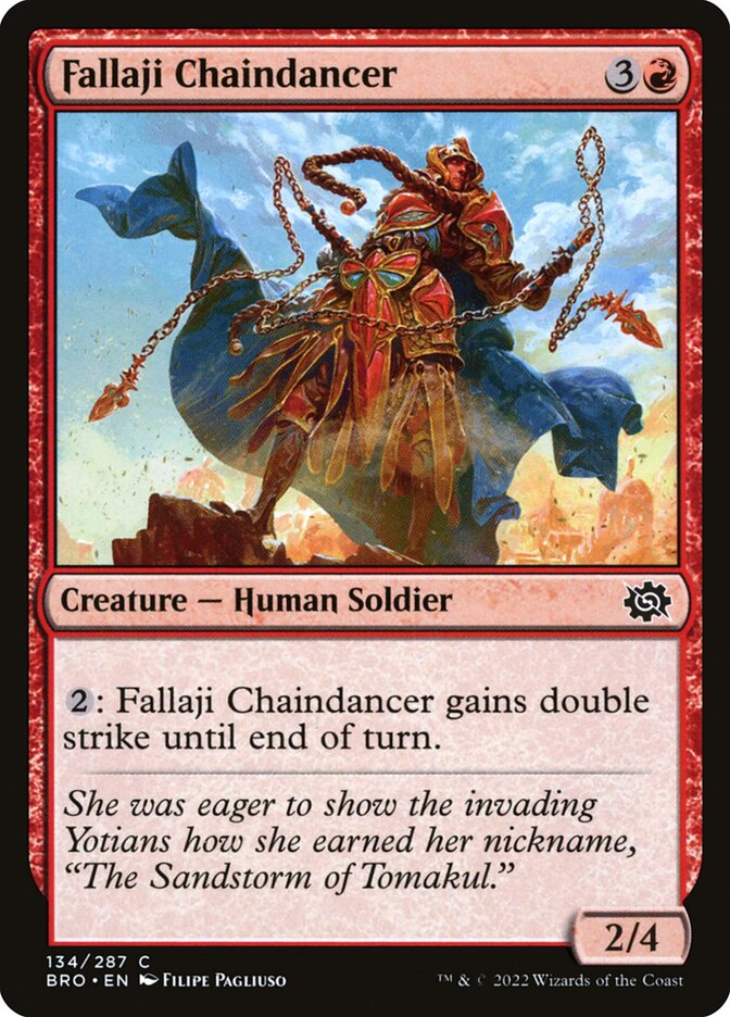 Fallaji Chaindancer 134/287 (The Brothers' War)  - Foil | Good Games Morley