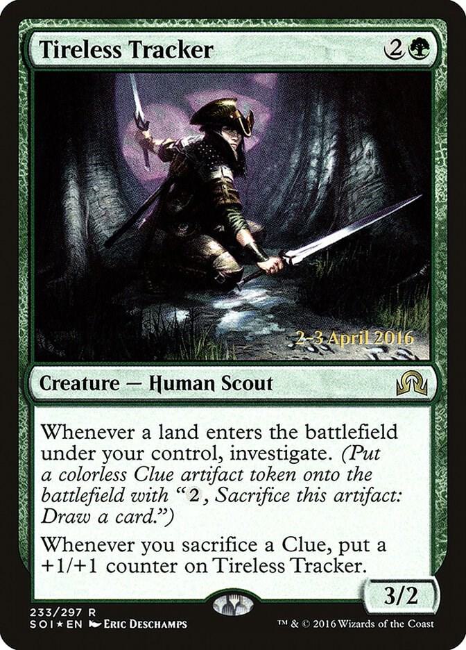 Tireless Tracker 233s/89 (Prerelease Cards)  - Foil | Good Games Morley