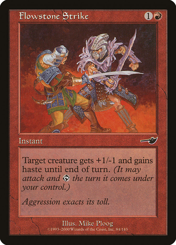 Flowstone Strike 84/143 (Nemesis)  - Foil | Good Games Morley