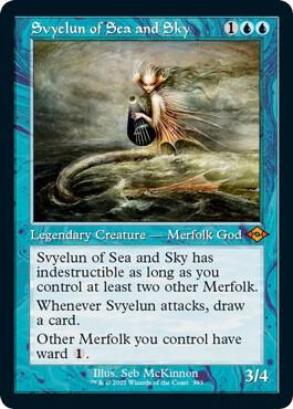 Svyelun of Sea and Sky Retro Frame Foil Etched 393 (Modern Horizons 2)  - Foil | Good Games Morley