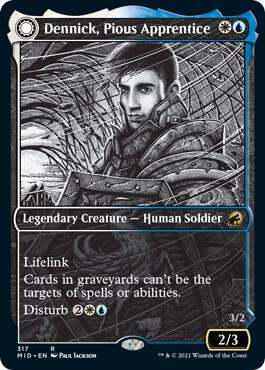 Dennick Pious Apprentice Showcase 317/277 (Innistrad: Midnight Hunt)  | Good Games Morley