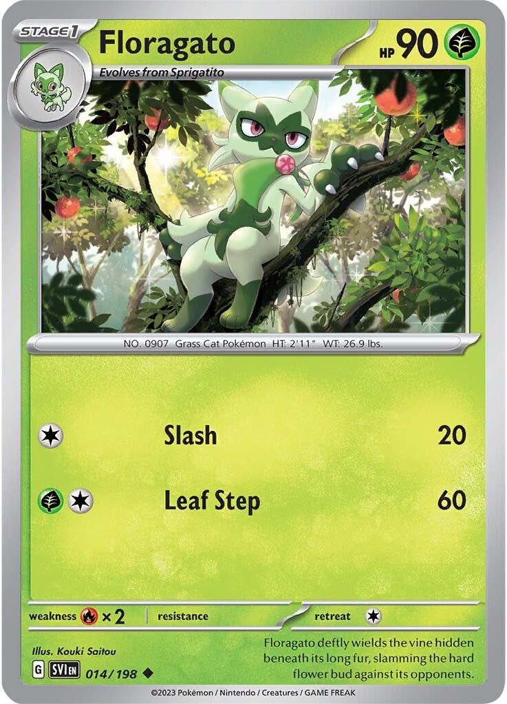 Floragato (014/198) [Scarlet & Violet: Base Set] | Good Games Morley