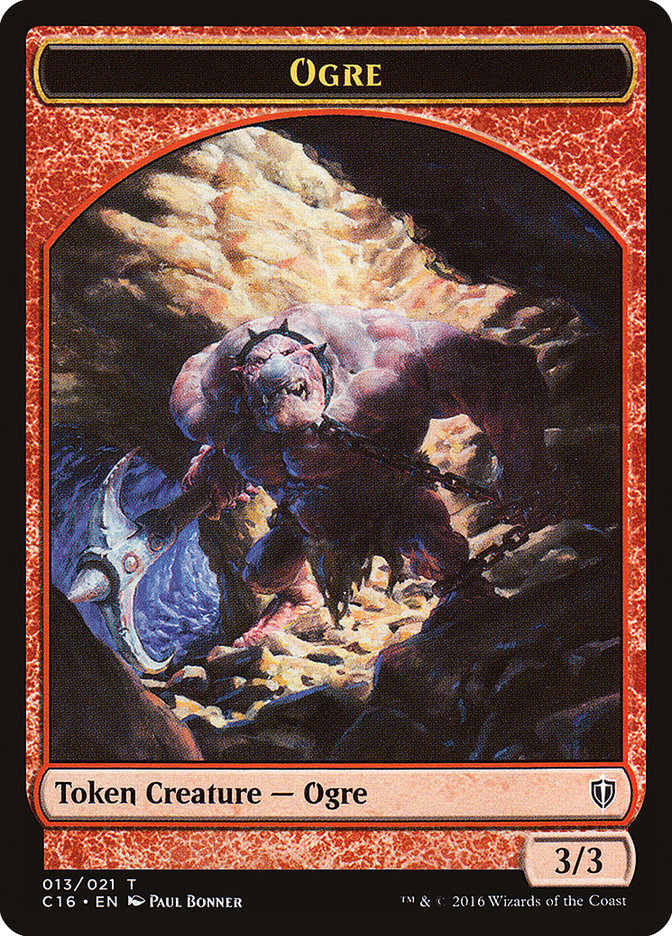 Ogre // Bird (007) Double-Sided Token [Commander 2016 Tokens] | Good Games Morley