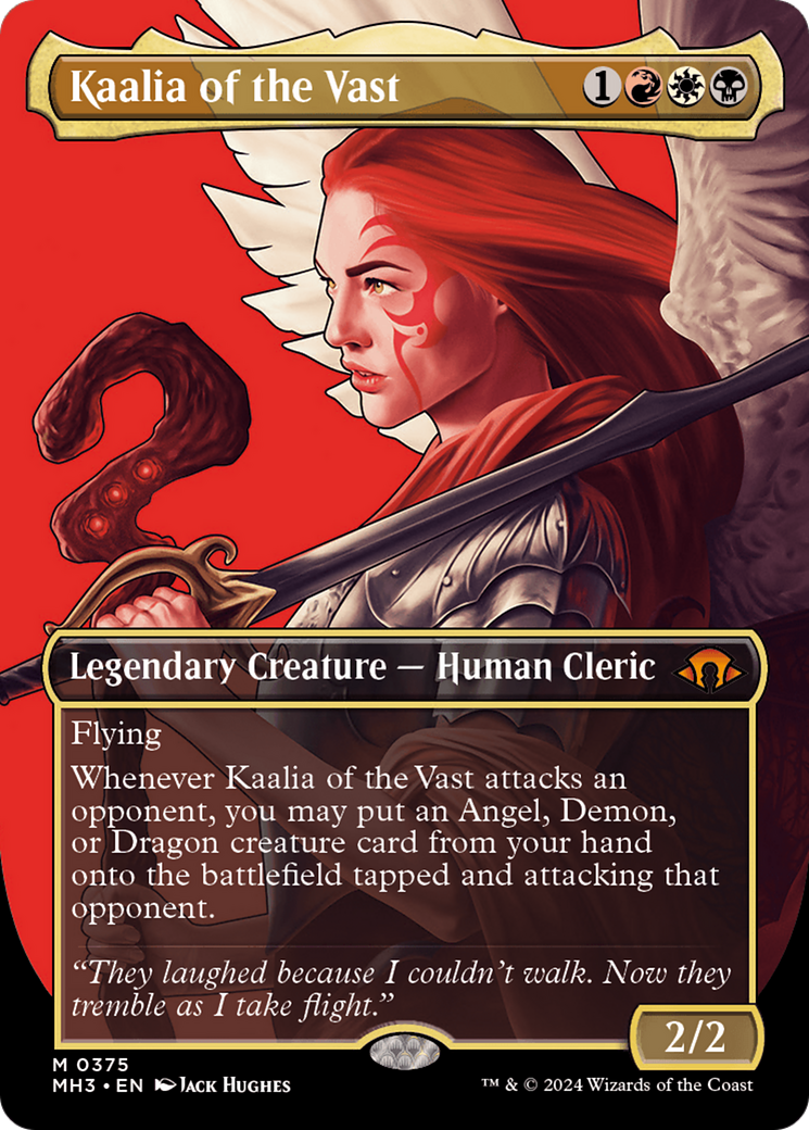 Kaalia of the Vast (Borderless) (0375) [Modern Horizons 3] | Good Games Morley