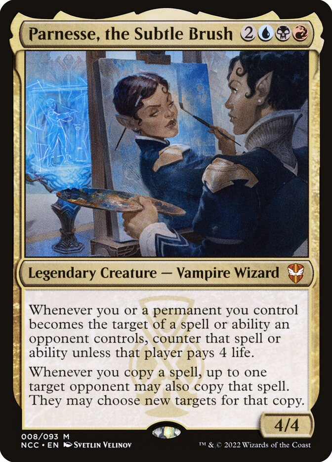 Parnesse, the Subtle Brush 8 (Commander: Streets of New Capenna)  - Foil | Good Games Morley