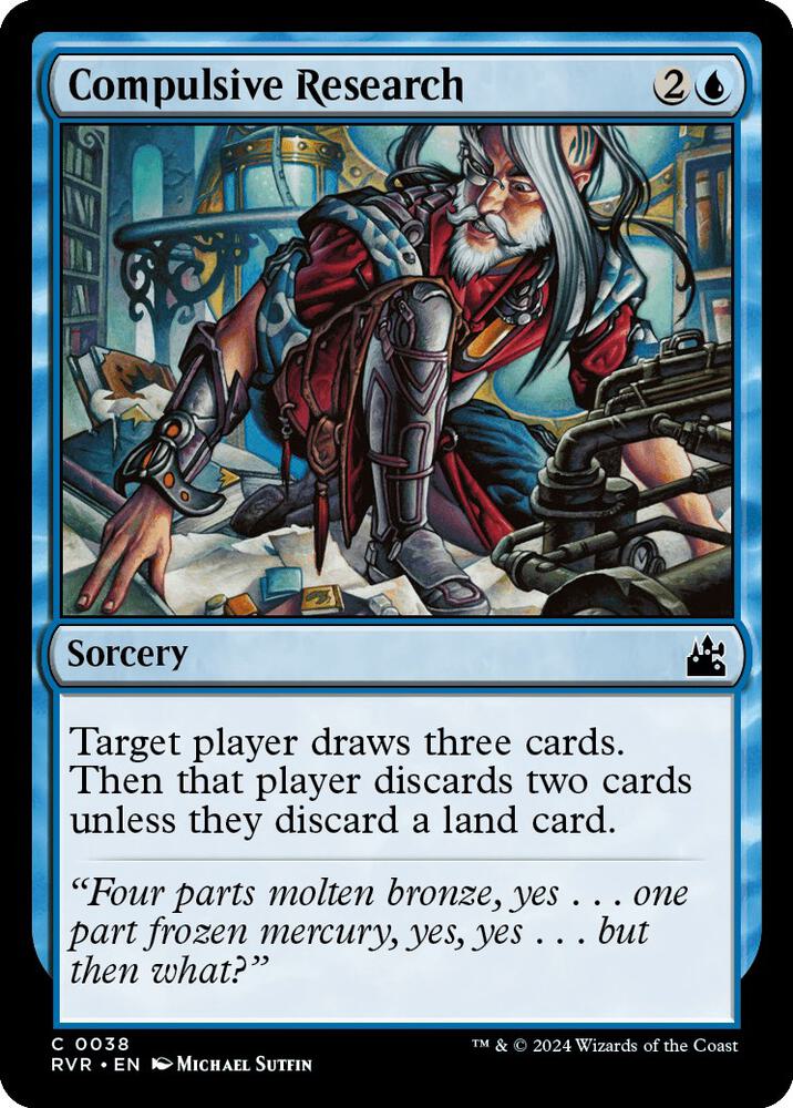 Compulsive Research 38/291 (Ravnica Remastered)  - Foil | Good Games Morley