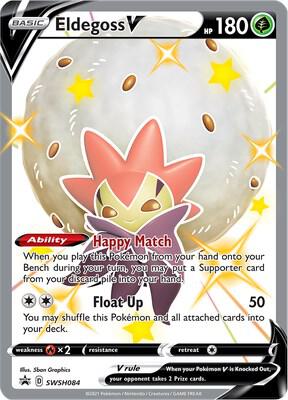 Eldegoss V SWSH084 (SWSH: Sword & Shield Promo Cards)  - Holofoil | Good Games Morley