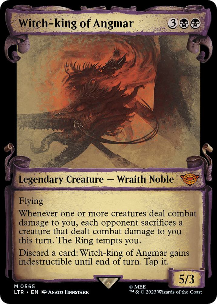 Witch-king of Angmar 565 (Universes Beyond: The Lord of the Rings: Tales of Middle-earth)  - Showcase Scroll Foil | Good Games Morley