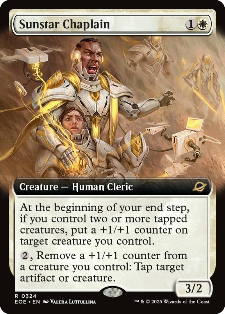 Sunstar Chaplain (Extended Art) [Edge of Eternities] | Good Games Morley