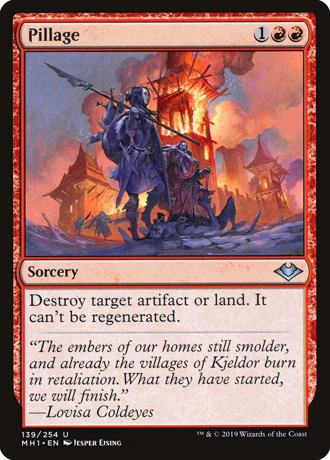 Pillage 139/254 (Modern Horizons)  - Foil | Good Games Morley