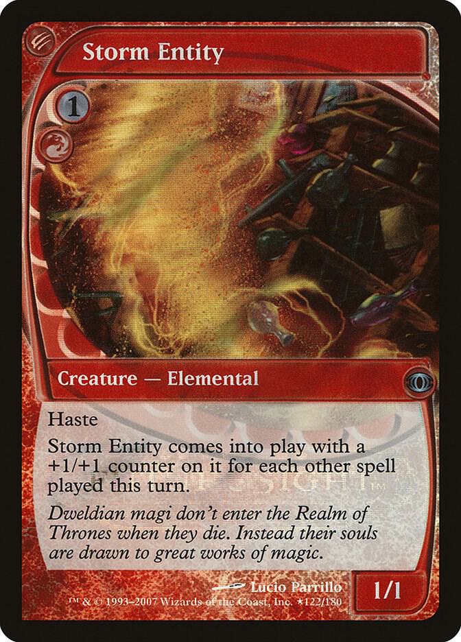 Storm Entity 122★/2 (Launch Party & Release Event Promos)  - Foil | Good Games Morley