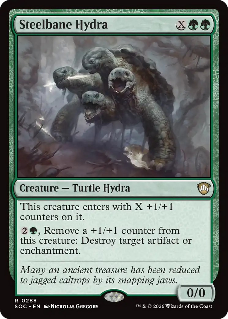 Steelbane Hydra [Secrets of Strixhaven Commander] | Good Games Morley