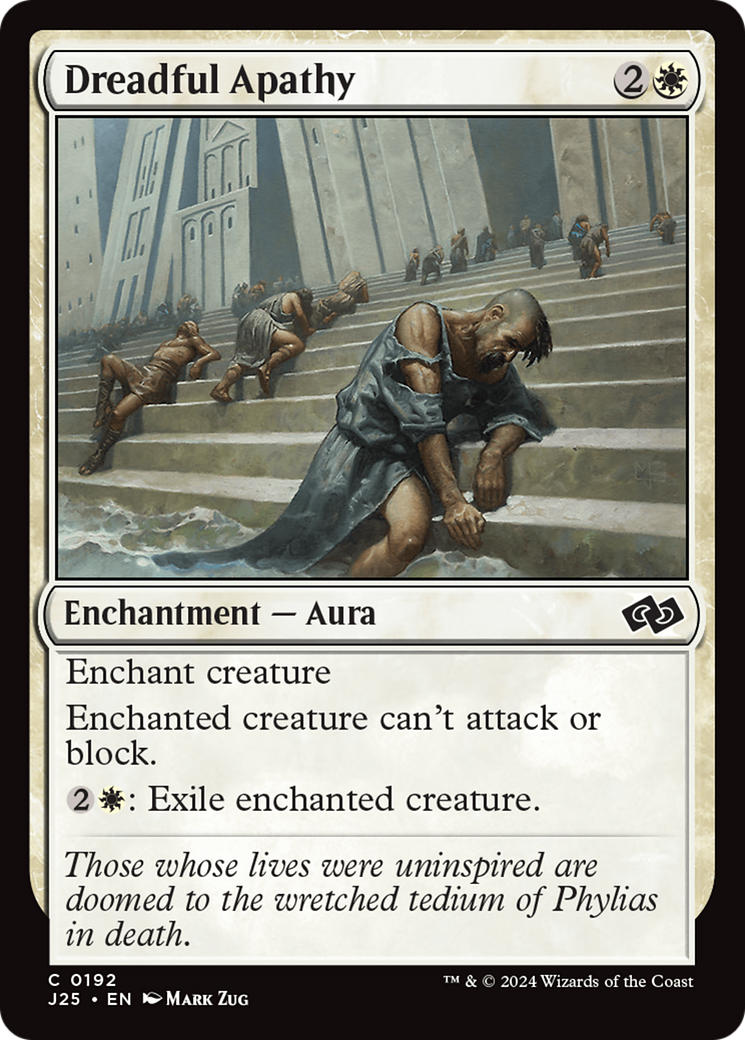 Dreadful Apathy [Foundations Jumpstart] | Good Games Morley