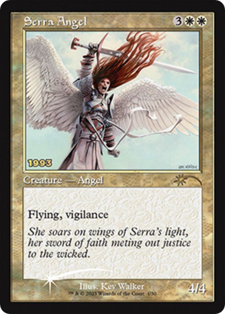 Serra Angel 1/30 (30th Anniversary Promos)  - Foil | Good Games Morley