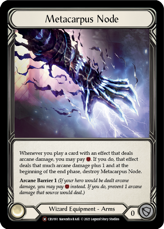 Metacarpus Node [U-CRU161] (Crucible of War Unlimited)  Unlimited Rainbow Foil | Good Games Morley