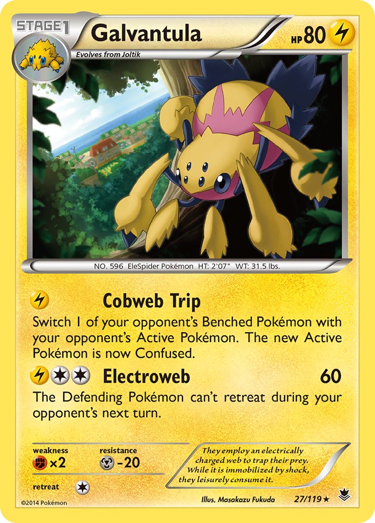 Galvantula(27/119) (Theme Deck Exclusive) [XY: Phantom Forces] | Good Games Morley