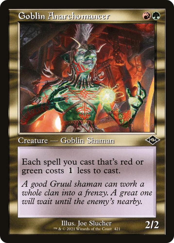 Goblin Anarchomancer Retro Frame 421 (Modern Horizons 2)  | Good Games Morley