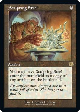 Sculpting Steel 50/63 (The Brothers' War: Retro Frame Artifacts)  - Foil | Good Games Morley
