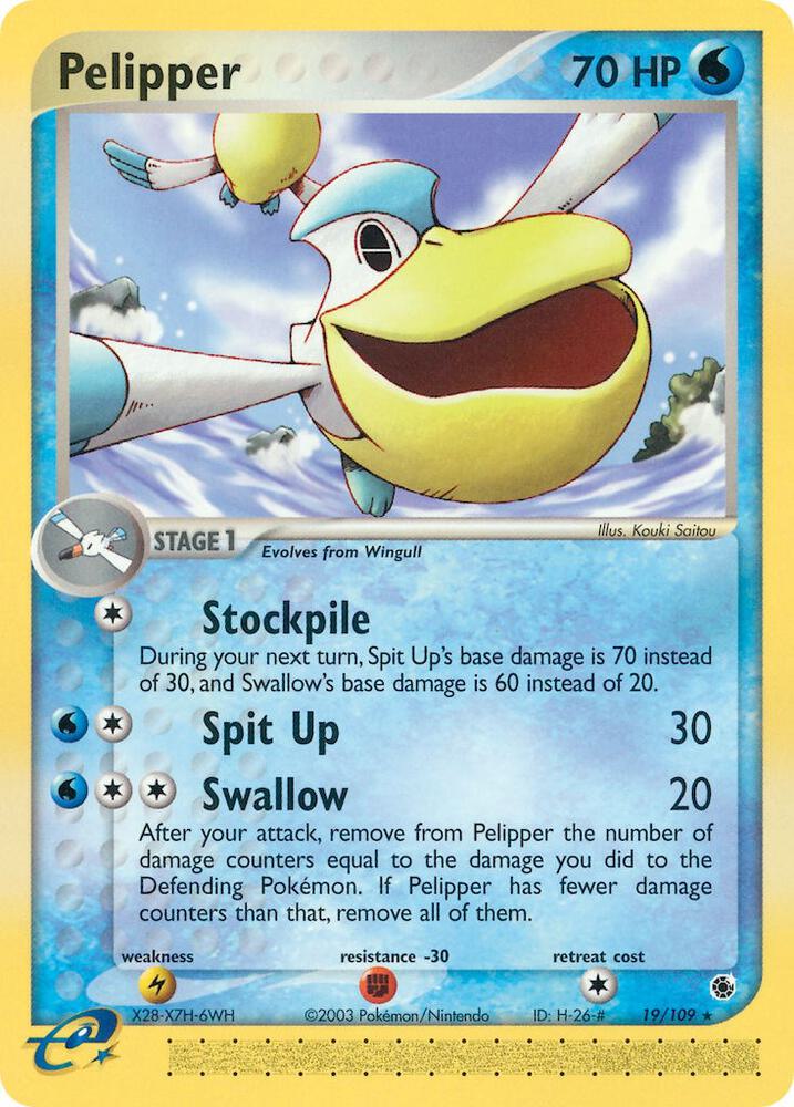 Pelipper 19/109 (EX Ruby and Sapphire)  | Good Games Morley