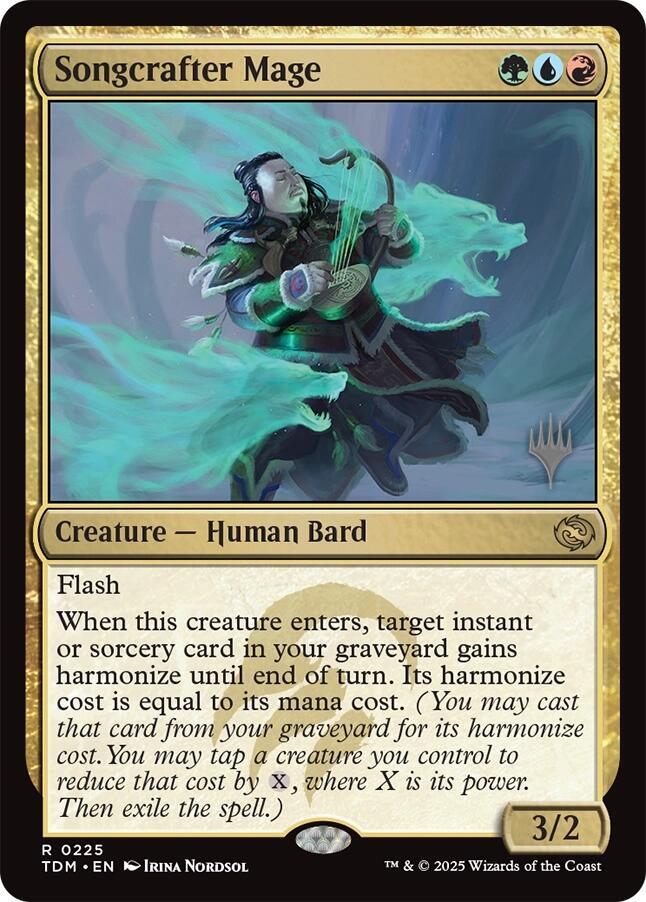 Songcrafter Mage 225 (Promo Pack: Tarkir: Dragonstorm)  | Good Games Morley