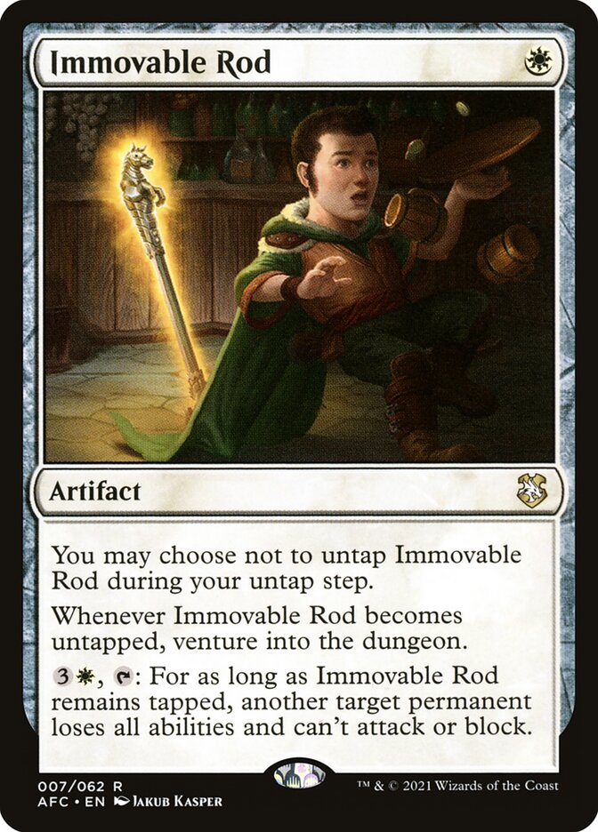Immovable Rod 7/62 (Commander: Adventures in the Forgotten Realms)  | Good Games Morley