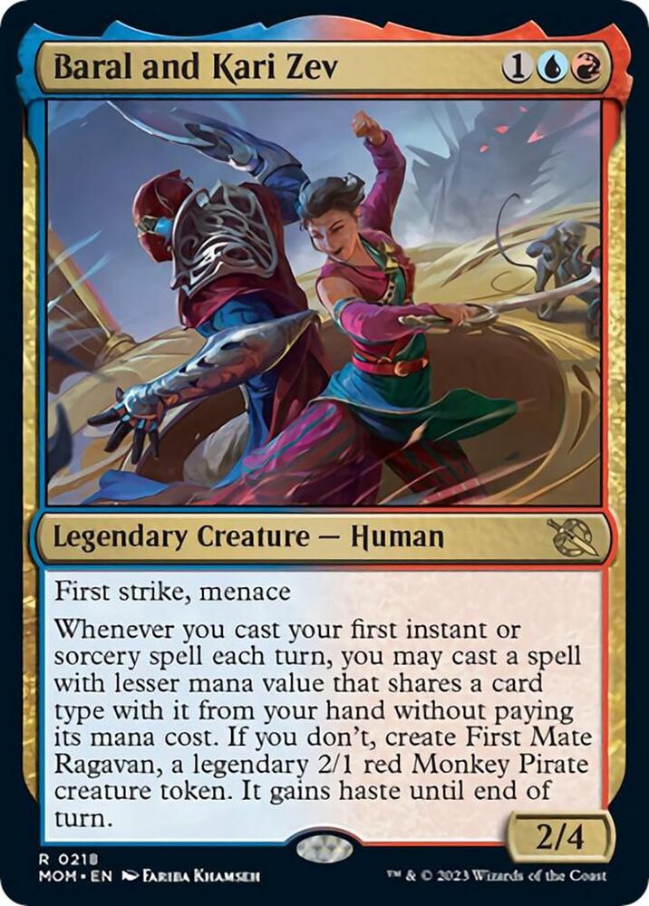 Baral and Kari Zev 218/291 (March of the Machine)  | Good Games Morley