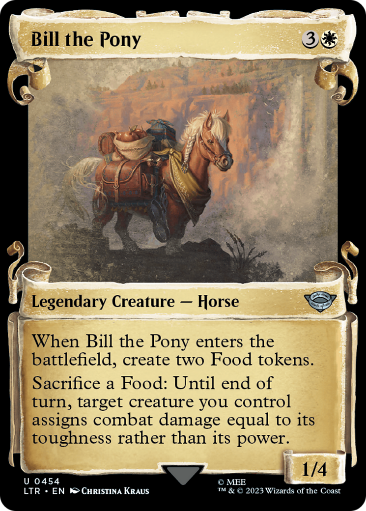 Bill the Pony [The Lord of the Rings: Tales of Middle-Earth Showcase Scrolls] | Good Games Morley