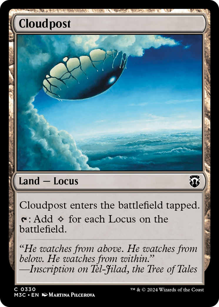 Cloudpost (Ripple Foil) [Modern Horizons 3 Commander] | Good Games Morley