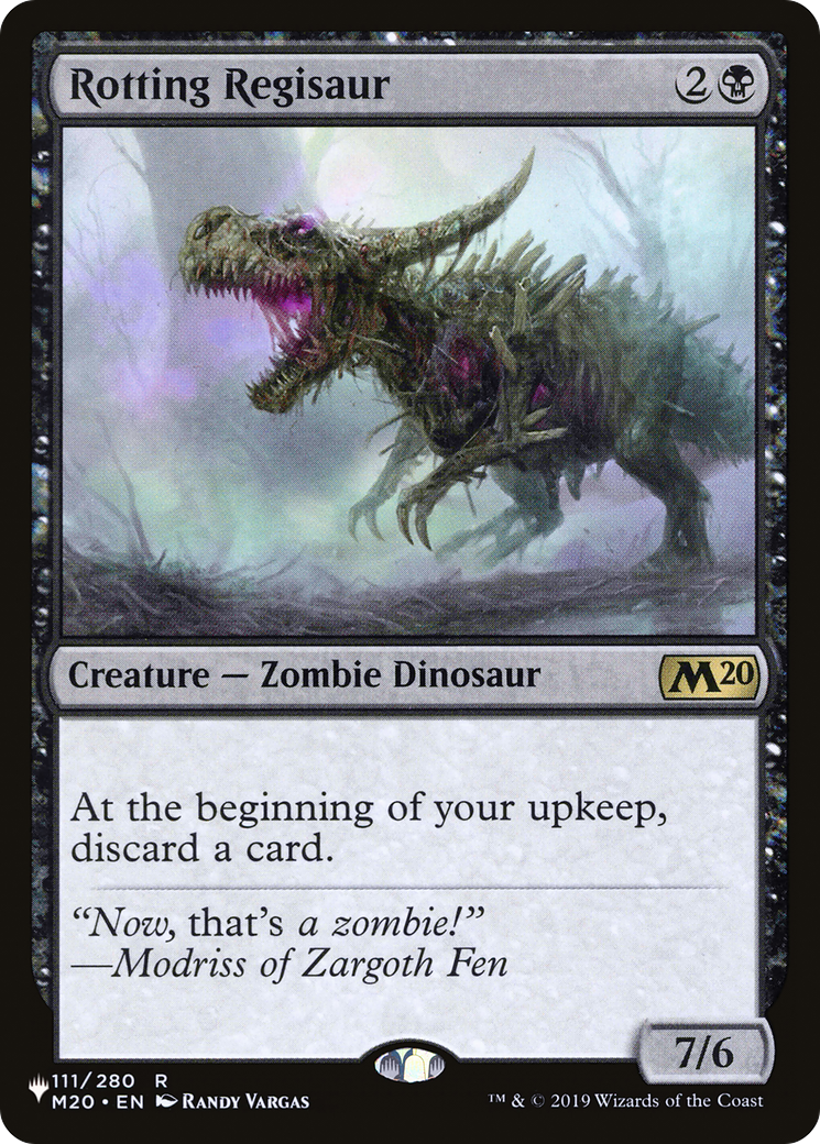 Rotting Regisaur [The List] | Good Games Morley
