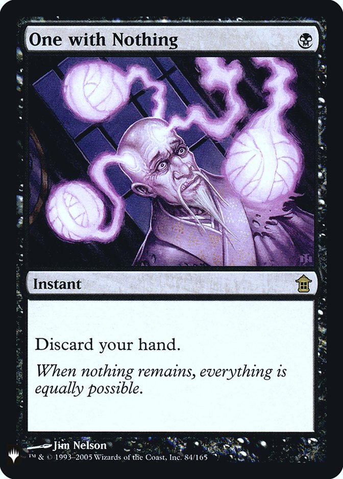 One with Nothing [Mystery Booster] | Good Games Morley