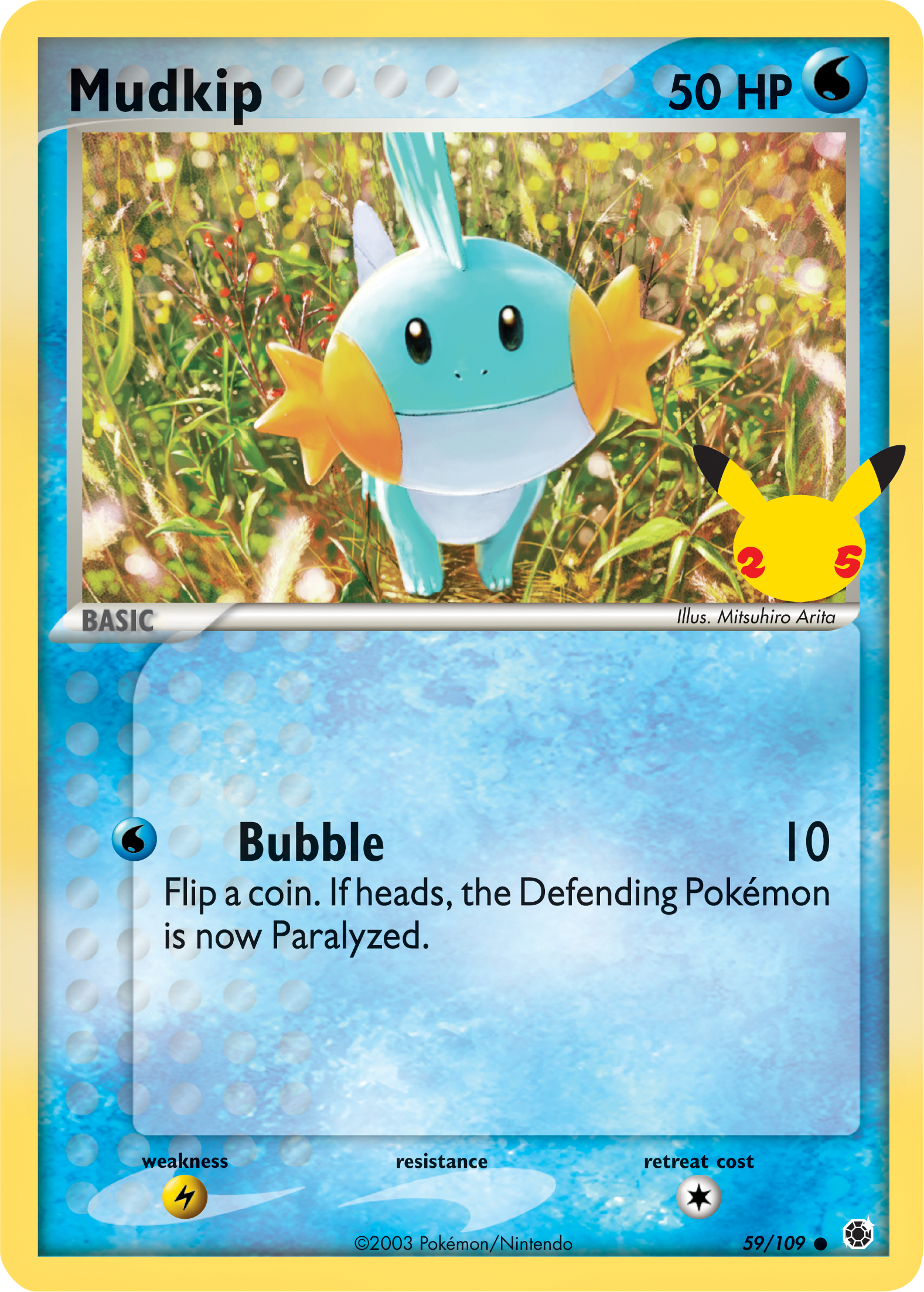 Mudkip (59/109) (Jumbo Card) [First Partner Pack] | Good Games Morley