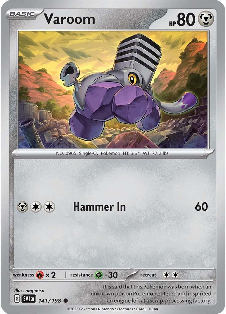 Varoom (141/198) [Scarlet & Violet: Base Set] | Good Games Morley